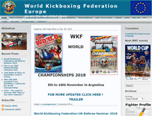 Tablet Screenshot of europe.wkfworld.com