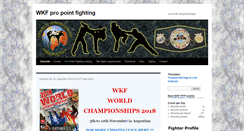 Desktop Screenshot of pointfighting.wkfworld.com